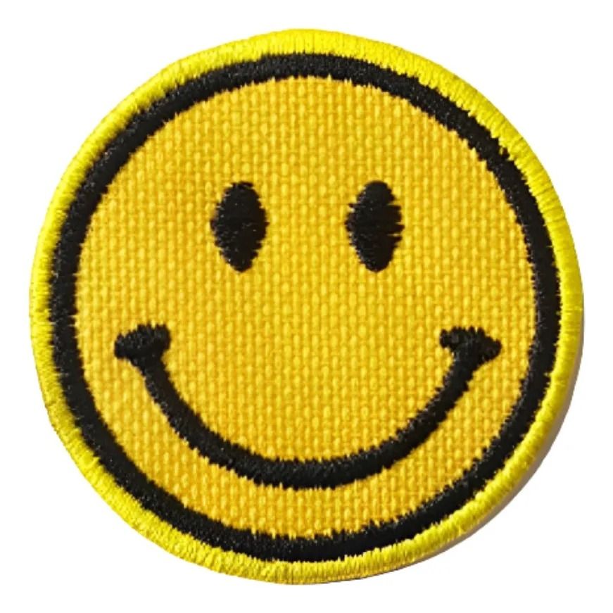 rainbow glitter smiley face